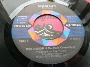 gebrauchter Tonträger – Rick Nelson And The Stone Canyon Band "Garden Party" / So Long Mama"