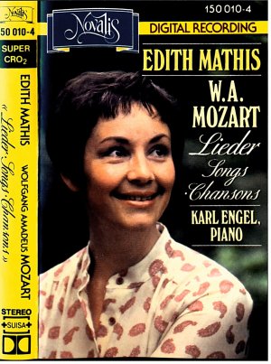 Edith Mathis - W.A. Mozart - Lieder , Songs , Chansons