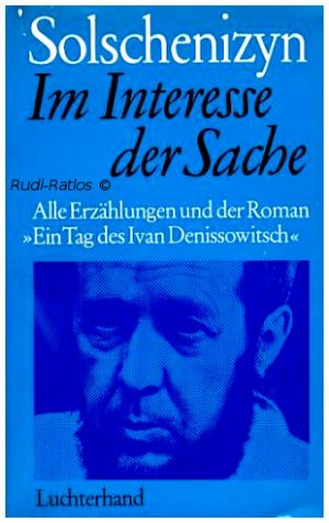 Im Interesse Der Sache Alexander Solschenizyn Buch Gebraucht Kaufen A022s5ka01zzi