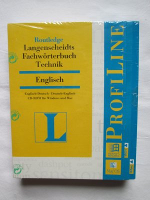 Langenscheidts Fachwörterbuch Technik Englisch (CD-ROM für Windows und Mac) (OVP)