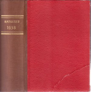 Ratgeber für Haus und Familie Die Monatshefte für gute Haushaltsführung 1958