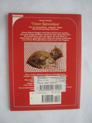 gebrauchtes Buch – Harald Theilig – Unser Katzenkind - Von der Entwicklung - Aufzucht - Pflege und Erziehung junger Kätzchen