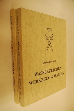 Wasserzeichen Werkzeuge & Waffen, Findbuch IX Teil 1+2 Veröffentlichungen der Staatlichen Archivverwaltung Baden-Württemberg