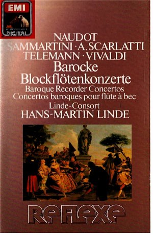 gebrauchter Tonträger – Hans-Martin Linde – Barocke Blockflötenkonzerte - TELEMANN, SCARLATTI A, SAMMARTINI, VIVALDI, NAUDOT