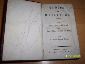 Erziehung und Unterricht, Georg Ludwig Jerrer, 1822 rar und selten!