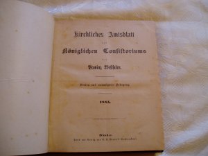 Kirchliches Amtsblatt des Königlichen Consistoriums der Provinz Westfalen