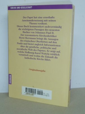 gebrauchtes Buch – Horst Herrmann – Johannes Paul II beim Wort genommen. Eine kritische Antwort auf den Papst.