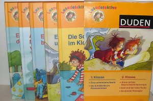 Duden - Lesedetektive, 5 Bände im Schuber: Anna und der Meerschweinchenvampier, Emil und der neue Tacho, Ein blinder Passagier, Eine unheimliche Nacht […]