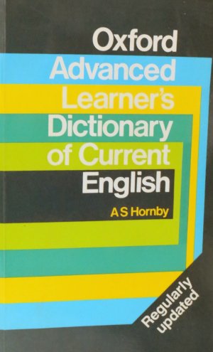Bildtext: Oxford Advanced Learner's Dictionary of Current English. von Hornby, A S
