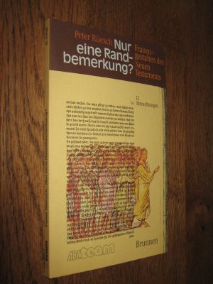 gebrauchtes Buch – Peter Rüesch – Nur eine Randbemerkung? Frauengestalten des Neuen Testaments - 12 Betrachtungen