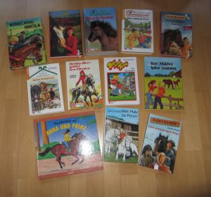 12x Pferde _ Reiten _ Pony _ Mädchen _ Ponybande _ Brittas Herz gehört den Pferden _ Bibi Blocksberg _ Büchersammlung _ Buchpaket