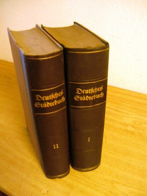 Deutsches Städtebuch Band 1 Nordostdeutschland Handbuch städtischer Geschichte