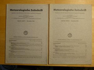 Meteorologische Zeitschrift Band 56, Heft 9 bis 12, Septenber bis Dezember 1939