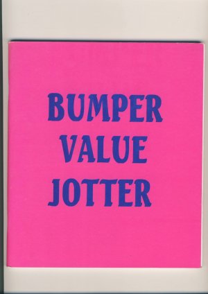 Walter Dahn - Bumper Value Jotter