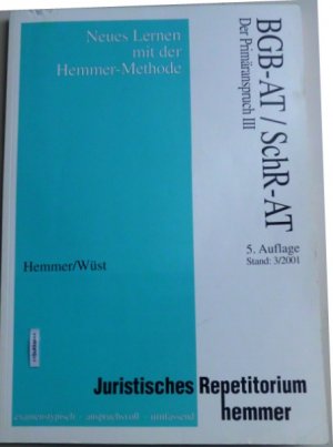 BGB-AT /SchR-AT /Der Primäranspruch 3