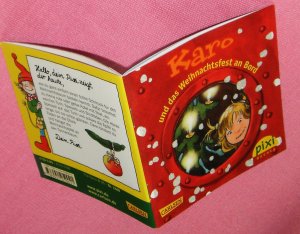 gebrauchtes Buch – Marianne Schröder  – Karo und das Weihnachtsfest an Bord. Pixi Bücher 1848, Serie W 26 Pixi schmückt den Weihnachtsbaum. Mini-Buch