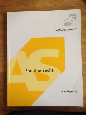 gebrauchtes Buch – Rossmann, Franz Th – Familienrecht