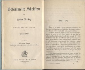 A Travers Chants: Musikalische Studien, Huldigungen, Einfälle und Kritiken / Orchester-Abende: Musikalische Novellen und Genrebilder. Gesammelte Schriften […]