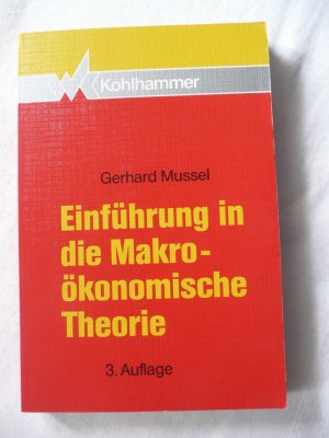 Einführung in die makroökonomische Theorie