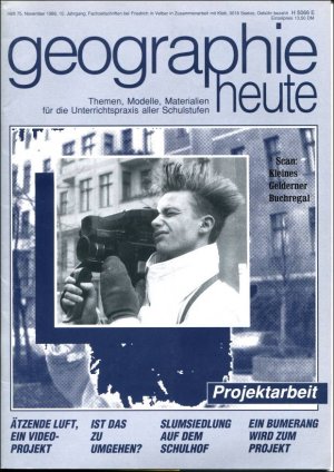 gebrauchtes Buch – Geibert, Hilmar - pädagogisch-didaktische Fachzeitschrift – geographie heute 75/1989: PROJEKTARBEIT