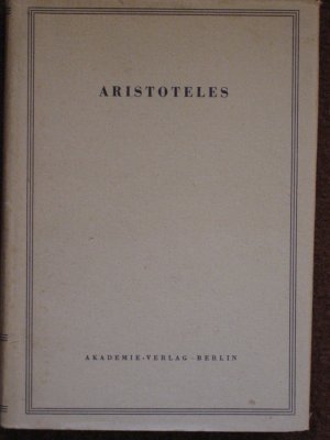 Aristoteles. Nikomachische Ethik. Herausgegeben von Hellmut Flshar (Aristoteles Werke in deutscher Übersetzung, Band 6)