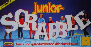 gebrauchtes Spiel – Junior-Scrabble. Ein Kreuzwortspiel für Kinder ab 6 Jahren.