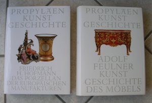 2 x Propyläen Kunst Geschichte - Sonderband I - Das Porzellan der Europäischen Manufakturen und Sonderband II - Kunstgeschichte des Möbels (K.12)