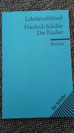 gebrauchtes Buch – Reiner Poppe – Lektüreschlüssel zu Friedrich Schiller: Die Räuber