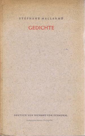 Gedichte. Zweisprachige Ausgabe. Autograph von Karl Krolow beiliegend.