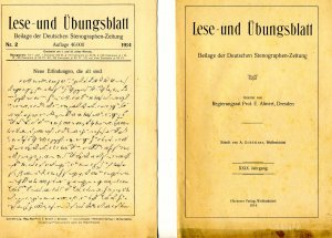 Lese- und Übungsblatt - Beilage der Deutschen Stenographen-Zeitung XXIX Jahrgang 1914 Hefte 1-24