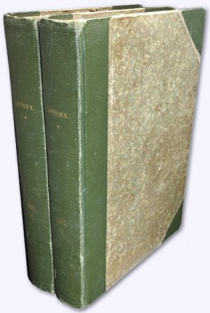 Sphinx. II. Jhg. 1887, Dritter und Vierter Band [kmpl. Jhg.]. Monatsschrift für die geschichtliche und experimentale Begründung der übersinnlichen Weltanschauung […]