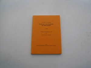 Einführung in die Werkstoffe der Elektrotechnik: Mitschrift der Vorlesung, Gelesen ab Sommersemester 1970