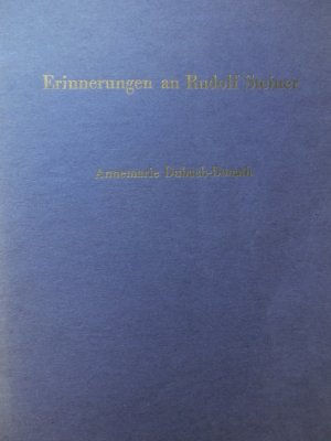 Errinerungen an Rudolf Steiner