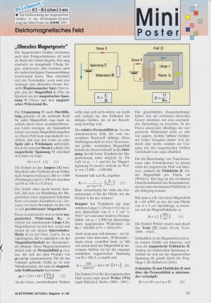 Datenblatt - Elektromagnetisches Feld