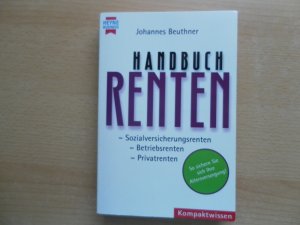 gebrauchtes Buch – Johannes Beuthner – Handbuch Renten