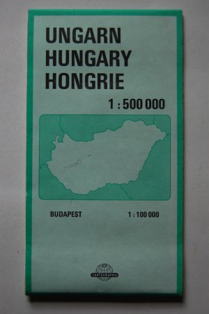 Ungarn Autokarte  1 : 500 000 und Budapest 1 : 100 000