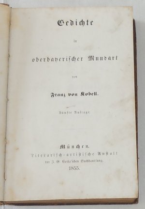 Gedichte in oberbayerischer Mundart