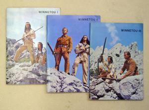 Winnetou I - III (3 Hefte). Bilder aus dem Cinémascope-Farbfilm nach den gleichnamigen Romanen von Karl May.