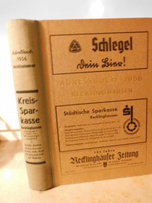 Adressbuch 1956 Recklinghausen