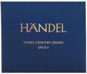 Zwölf Concerti grossi op. 6 HWV 319-330 (= Hallische Händel-Ausgabe. Serie IV, 14). DVfM 4016.