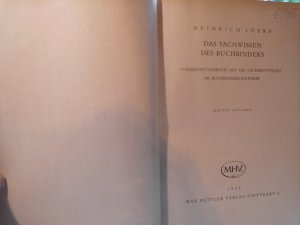 Das Fachwissen des Buchbinders