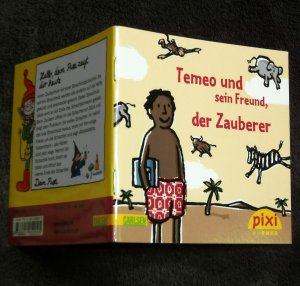 gebrauchtes Buch – Hermann Schulz  – Temeo und sein Freund, der Zauberer. Pixi Bücher 1824. Mini-Buch