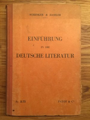 Einführung in die deutsche Literatur