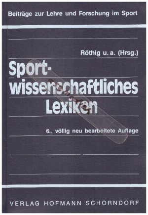 Sportwissenschaftliches Lexikon