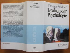 gebrauchtes Buch – Thomas Städtler – Lexikon der Psychologie., Wörterbuch, Handbuch, Studienbuch.