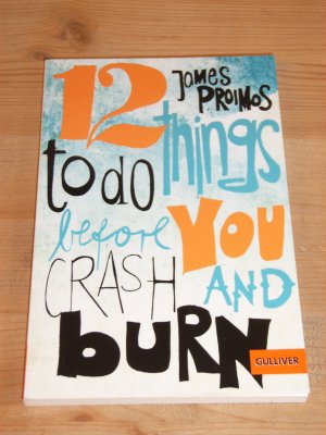 gebrauchtes Buch – James Proimos – "12 things to do before you crash and burn" roman