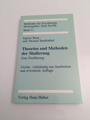 gebrauchtes Buch – Borg, Ingwer; Staufenbiel – Theorien und Methoden der Skalierung