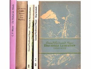 Büchersammlung "Conrad Ferdinand Meyer". 10 Titel. 1.) Plautus im Nonnenkloster, Fünf Novellen, bb Taschenbuch 330 2.) Jürg Jenatsch. Eine Büdnergeschichte […]