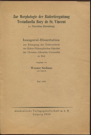 Zur Morphologie der Rädertiergattung Testudinella Bory de St. Vincent (= Pterodina Ehrenberg)