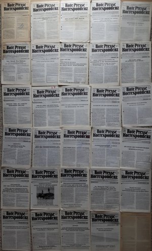 Rote Presse Korrespondenz der Studenten-, Schüler- und Arbeiterbewegung. RPK 1969-1972